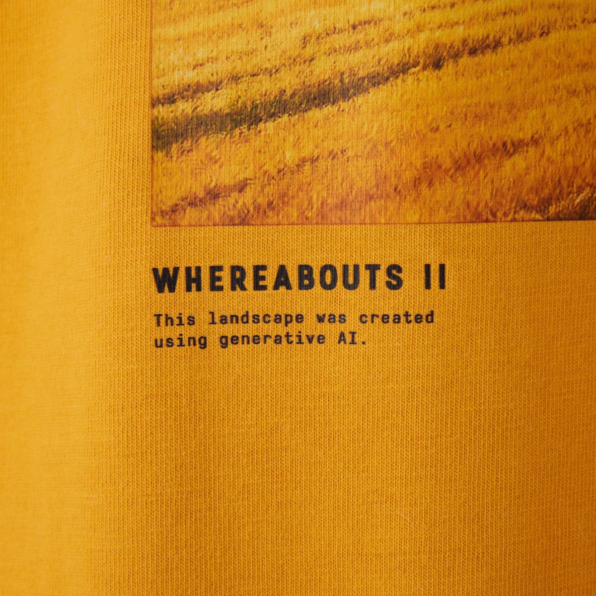 T-shirts / WHEREABOUTS II / A / マスタード