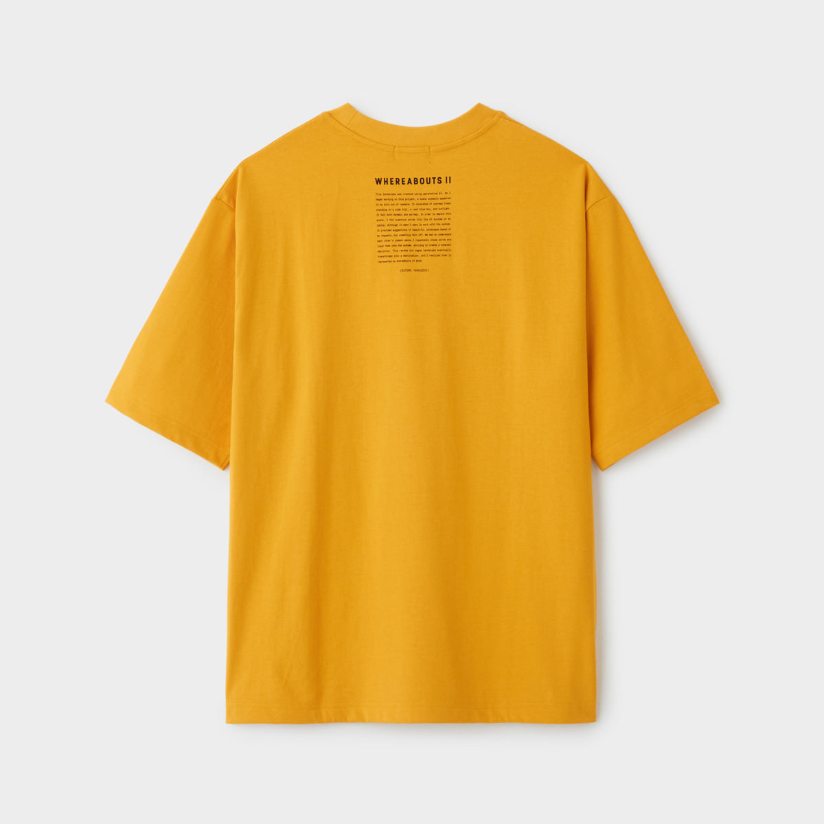 T-shirts / WHEREABOUTS II / A / マスタード