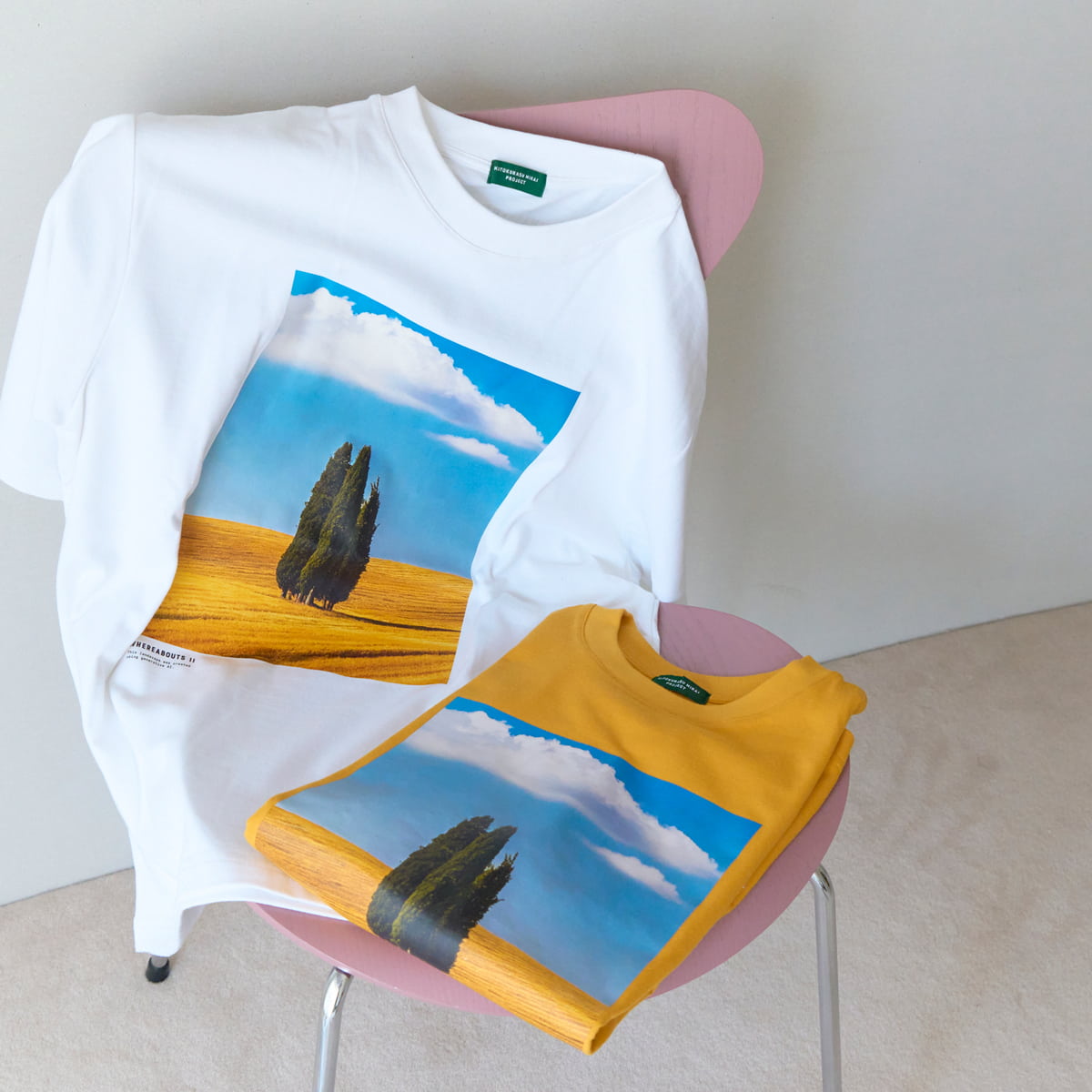 T-shirts / WHEREABOUTS II / A / マスタード