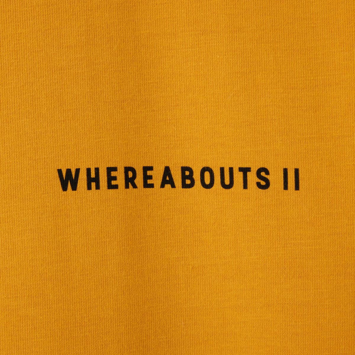 T-shirts / WHEREABOUTS II / B/ マスタード