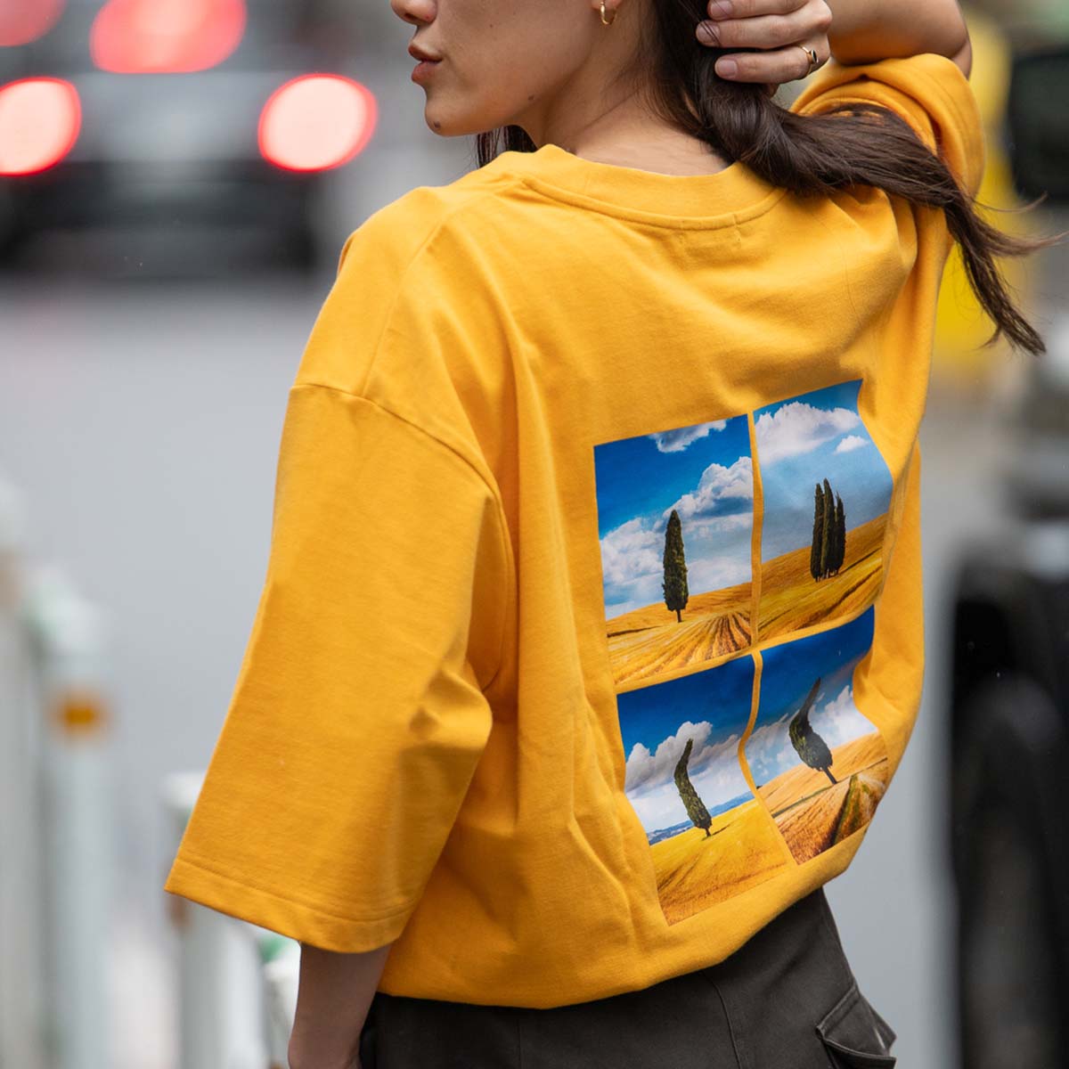 T-shirts / WHEREABOUTS II / B/ マスタード