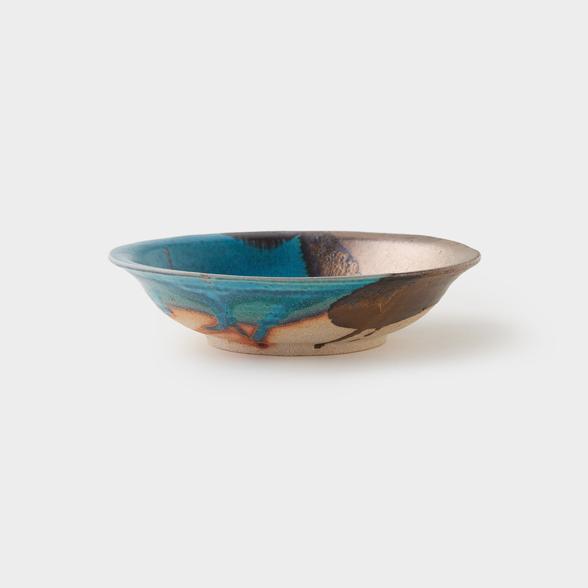 信楽四季彩陶器 / 穂芒(ほすすき)/ 中深皿