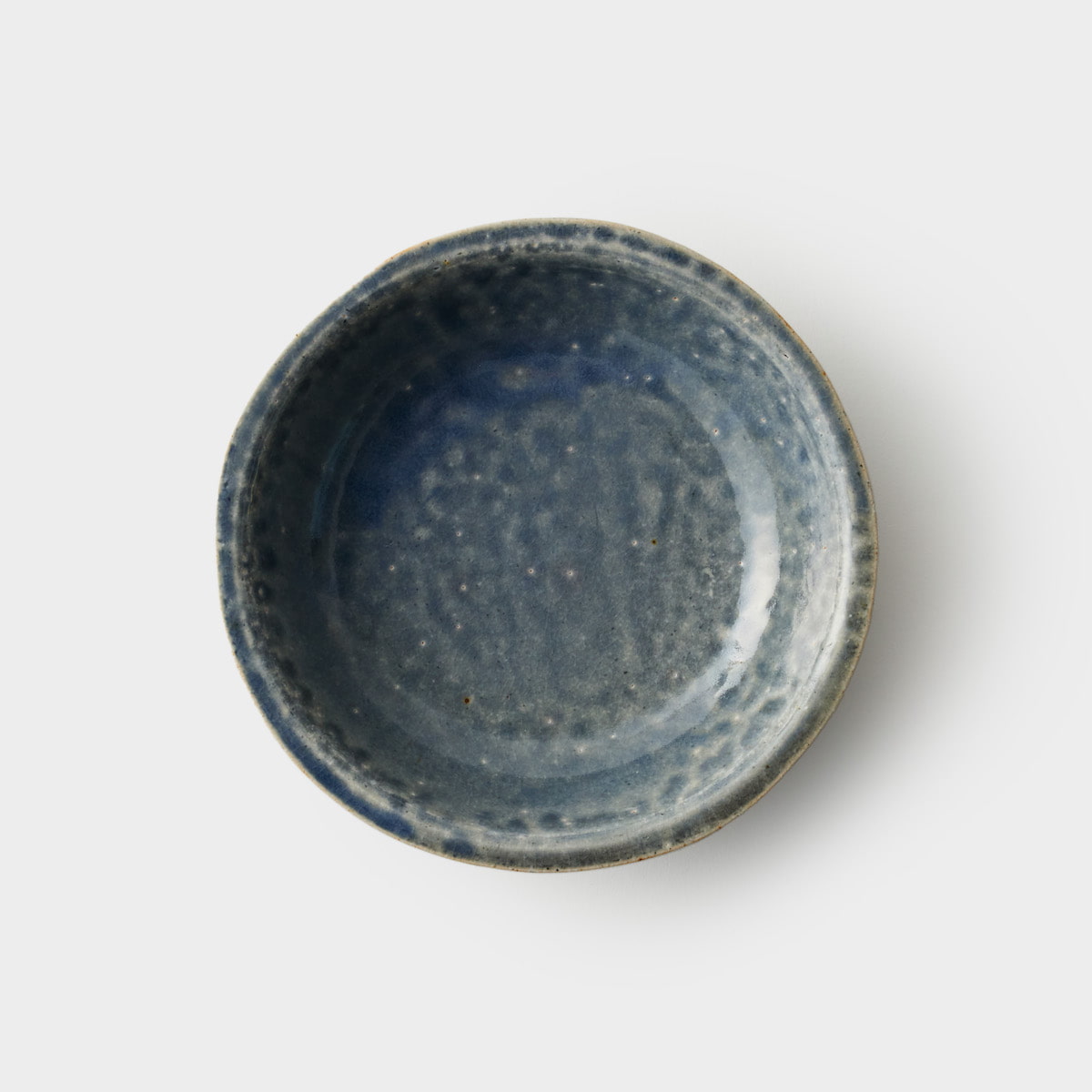 信楽四季彩陶器 / 蒼海(そうかい) / 中深皿