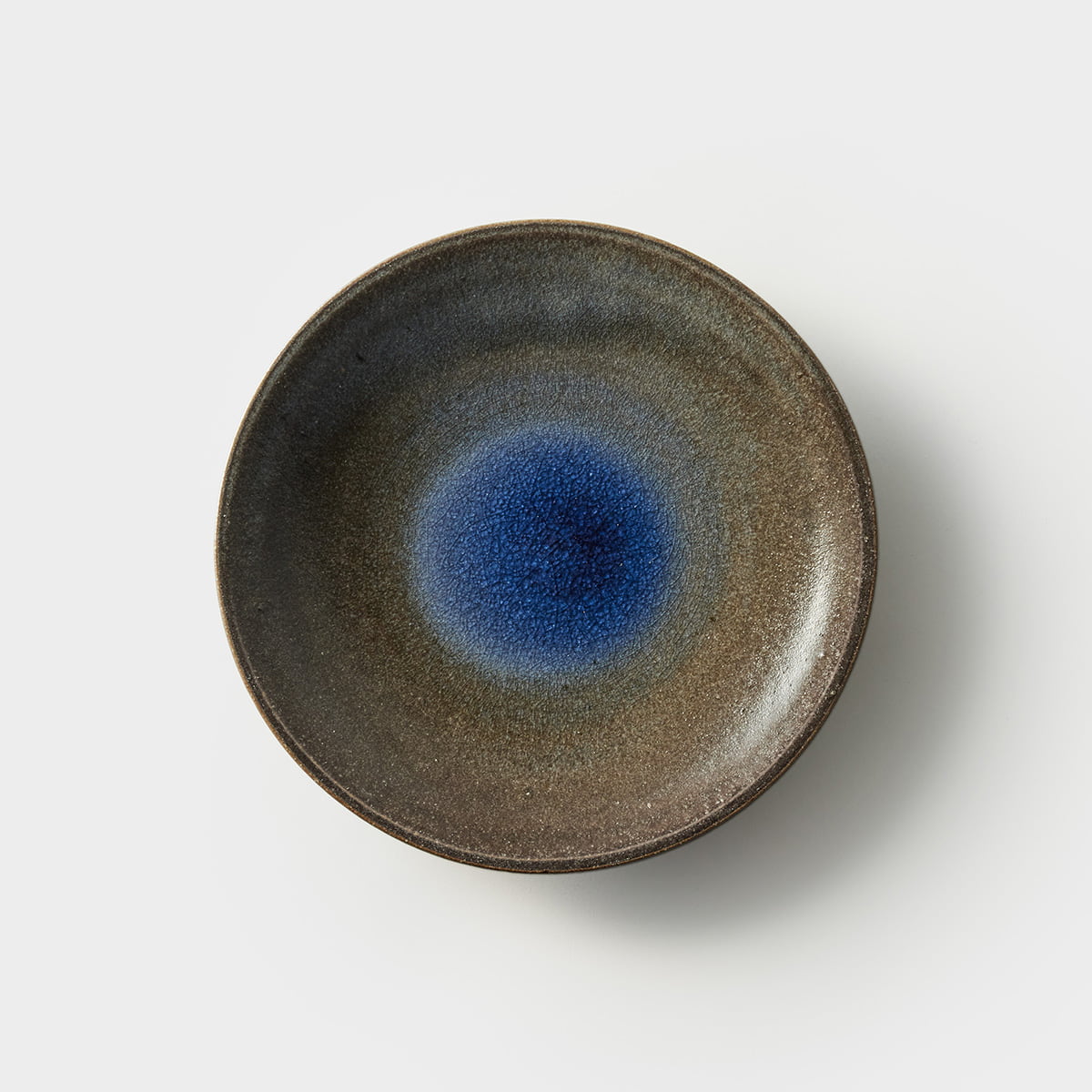 信楽四季彩陶器 / 朧月(おぼろづき)/ プレート 25.5cm