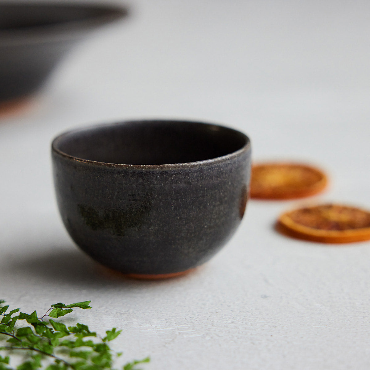 信楽四季彩陶器 /朧月 / 小鉢