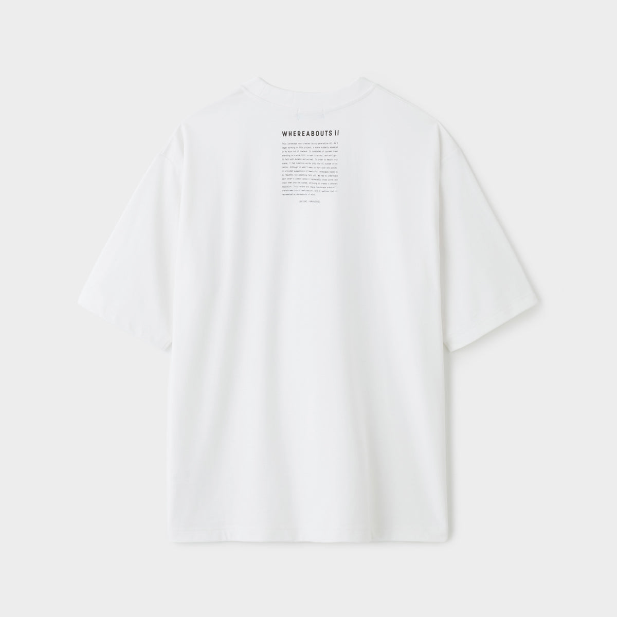 T-shirts / WHEREABOUTS II / A / ホワイト