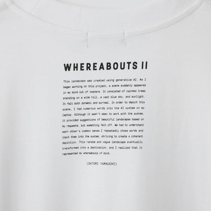 T-shirts / WHEREABOUTS II / A / ホワイト