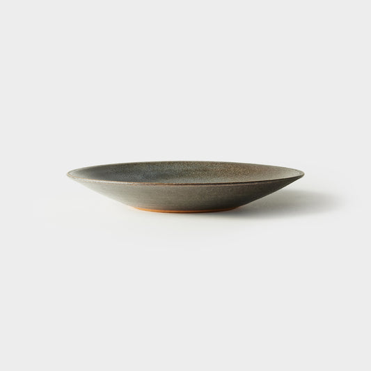 信楽四季彩陶器 / 朧月（おぼろづき）/ プレート 25.5cm