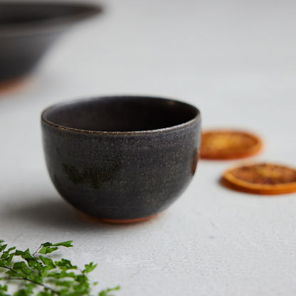 信楽四季彩陶器 /朧月 / 小鉢